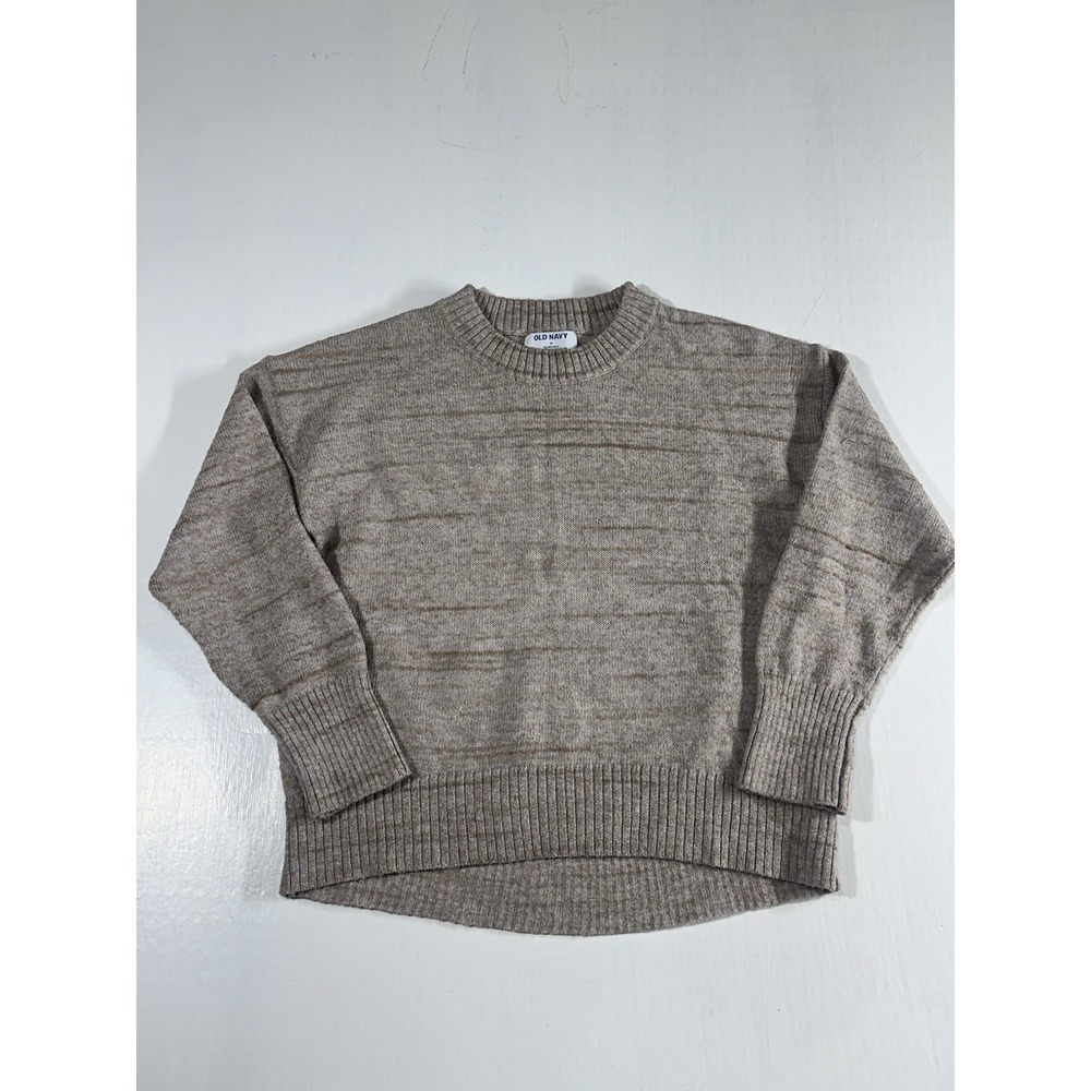 Old Navy Women's Beige Pullover Crew Neck Sweater Medium Casual Workwear